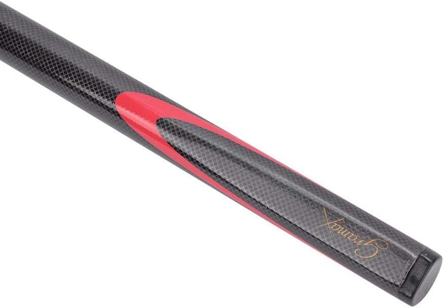 Image of JBB Snooker and Pool Cue Stick, Carbon Fiber, Half Joint, 9mm (Black)