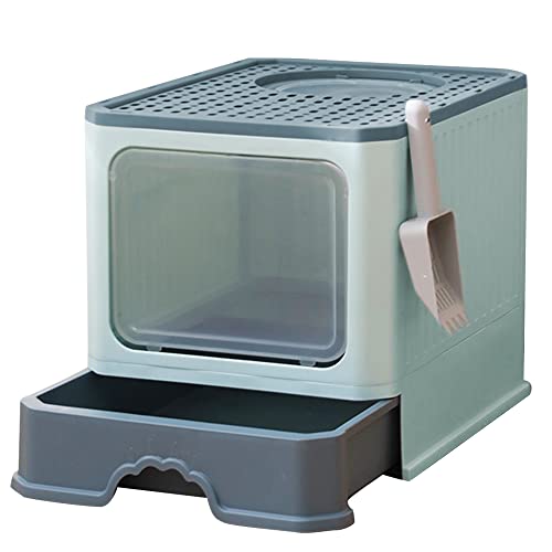 Belfoyer Bac Litiere pour Chat Pliable, Maisons de Toilette pour Chats, Anti-Odeur et hygiénique,...