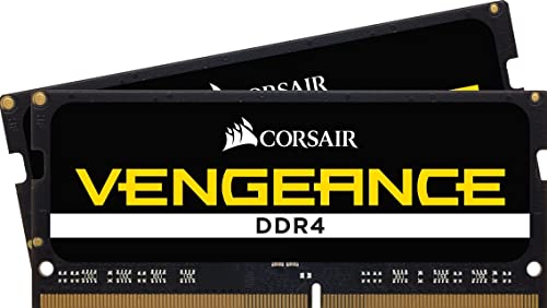 Image of CORSAIR Vengeance SODIMM DDR4 RAM 32GB (2x16GB) 3200MHz CL22-22-22-53 1.2V Intel AMD Laptop Notebook Memory - Black (CMSX32GX4M2A3200C22)