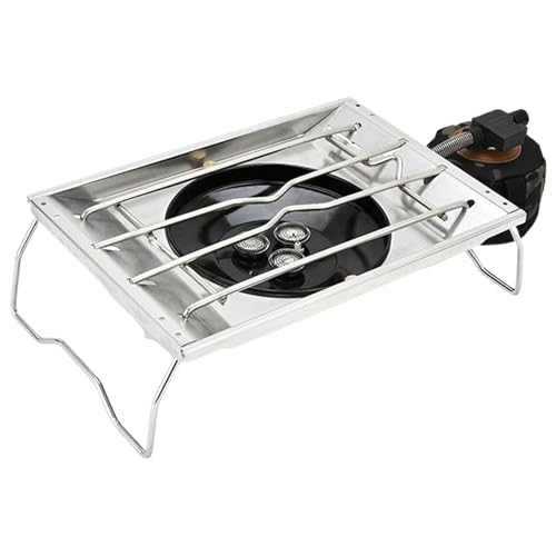 Estufa De Camping - Estufa De Camping Plegable | Quemador De Cocina Al Aire Libre Plegable | Engranajes Al Aire Libre De Alta Eficiencia Engranajes Al Aire Libre, Equipo De Caumping Ligero Para B