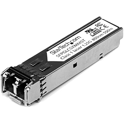 StarTech.com Cisco GLC-SX-MM Compatible SFP Module - 1000BASE-SX - 1GbE Multimode Fiber MMF Optic Transceiver - 1GE Gigabit Ethernet SFP - LC 550m - 850nm - Cisco IE3400, IE3300, IE3200