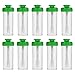 Scicalife 50pcs Scientific Fecal Collection Containers with Attached Screw Cap Polypropylene Spoon 15ml Capacity Specimen Cup