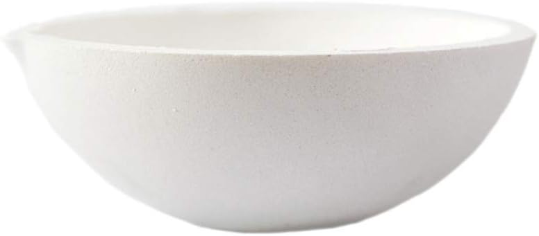 LLF Ceramic Crucible Bowl Dish Cup Furnace Melting Casting Refining Gold Silver (1500g)