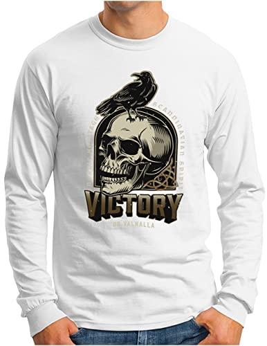 T-shirt manches longues OM3 Panik Hysterie blanc de taille M aux finitions soignées