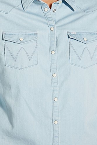 Wrangler Western Shirt Light Indigo Camicia Donna