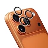 Apapeyaカメラ保護 iPhone 17 Pro/iPhone 17 Pro Max 用 レンズカバー アクリルエッジ素材+9H強化ガラス 耐衝撃 ARコーティング 高透過率 2025秋発売 アイフォン 17 プロ/ 17 プロ マックス対応 レンズフィルム キズ防止 露出オーバー防止 ケースと干渉しない ガイド枠付き 単一レンズ保護 クリア
