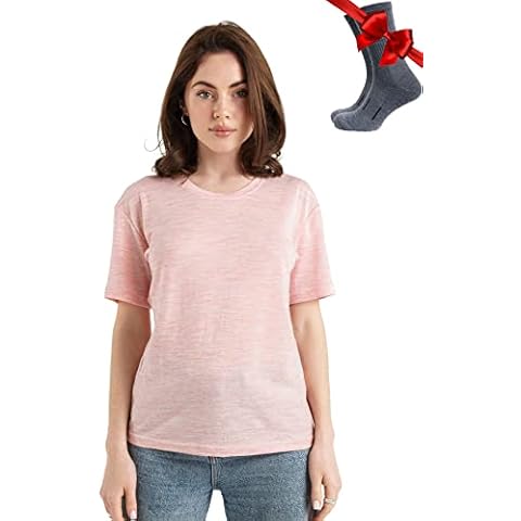 Camiseta de Lana de Merino Mujer + Calcetines de Senderismo Cover