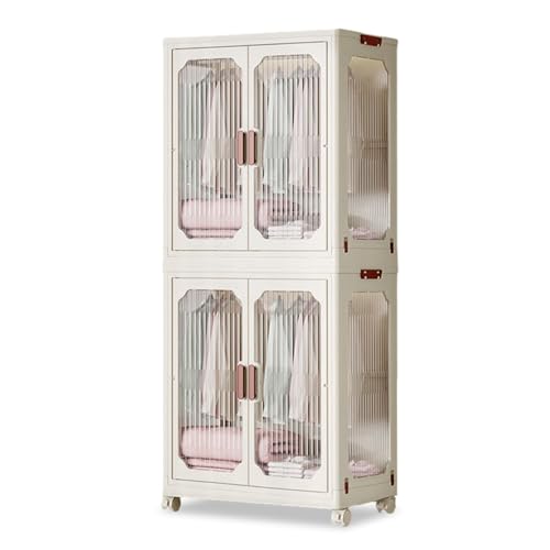 Pugrwei ���[�h���[�u �܂��ݎ� �N���[�[�b�g ���[�{�b�N�X �ߗގ��[ ���t�� ���� �m���|�� �n���K�[���b�N �g���ȒP �H��s�v ������� �ϋv�� �h�o ���ω׏d �ȃX�y�[�X ���[ �R���e�i �{�b�N�X ���r���O �Q�� ���� ���� (68.5*43