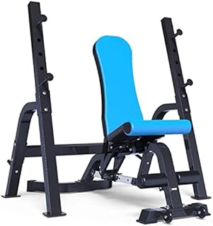 Banco de pesas multifunción para gimnasio en casa, ajustable con mancuernas, soporte para sentadillas, equipo de fitness
