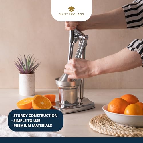 Master Class KitchenCraft Presse-Agrumes Manuel à Levier pour Jus de Fruits, 19 x 39 cm – Image 6