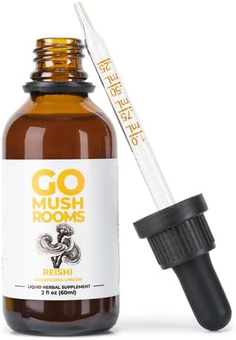 Miniatura 2 de REISHI Tintura - Suplemento de hongos corporales fructíferos extraídos dobles para apoyar el descanso y la relajación - Reishi para la salud