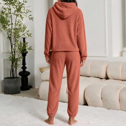 Ssuyeuri Women's Fleece Pajamas Sets Fuzzy Loungewear Fluffy Pajamas - image 6