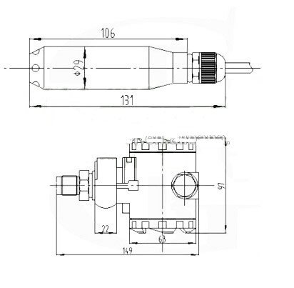 Transmetteur de niveau d'eau Gowe Esmfs100 électronique sans risque d'explosion - 3