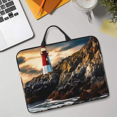 Funda para portátil de 14 pulgadas Nautical Lighthouse miniatura 7