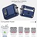JOREMX for AirPods Pro 3 Case (2025) with Phone Stand,Military Hard Case with Lock Design Protection Cover for Airpods Pro 3 Gen with Cleaning Pen&Keychain,Blue