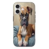 Material de alta calidad: nuestra bonita funda con estampado de bóxer n.º 55 es compatible con iPhone 17 está hecha de material TPU de calidad, antiarañazos y antiamarilla. El material suave hace que esta funda sea compatible con iPhone 17 sea bonita y fácil de instalar y quitar