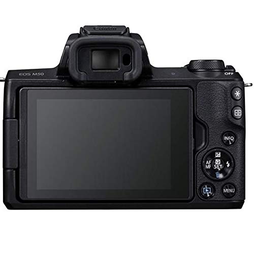 Canon EOS M50 Mirrorless Digital Camera with18-150mm Zoom Lens Lens + 32GB Card, Tripod, Case, and More (18pc Bundle) - Thumbnail 2