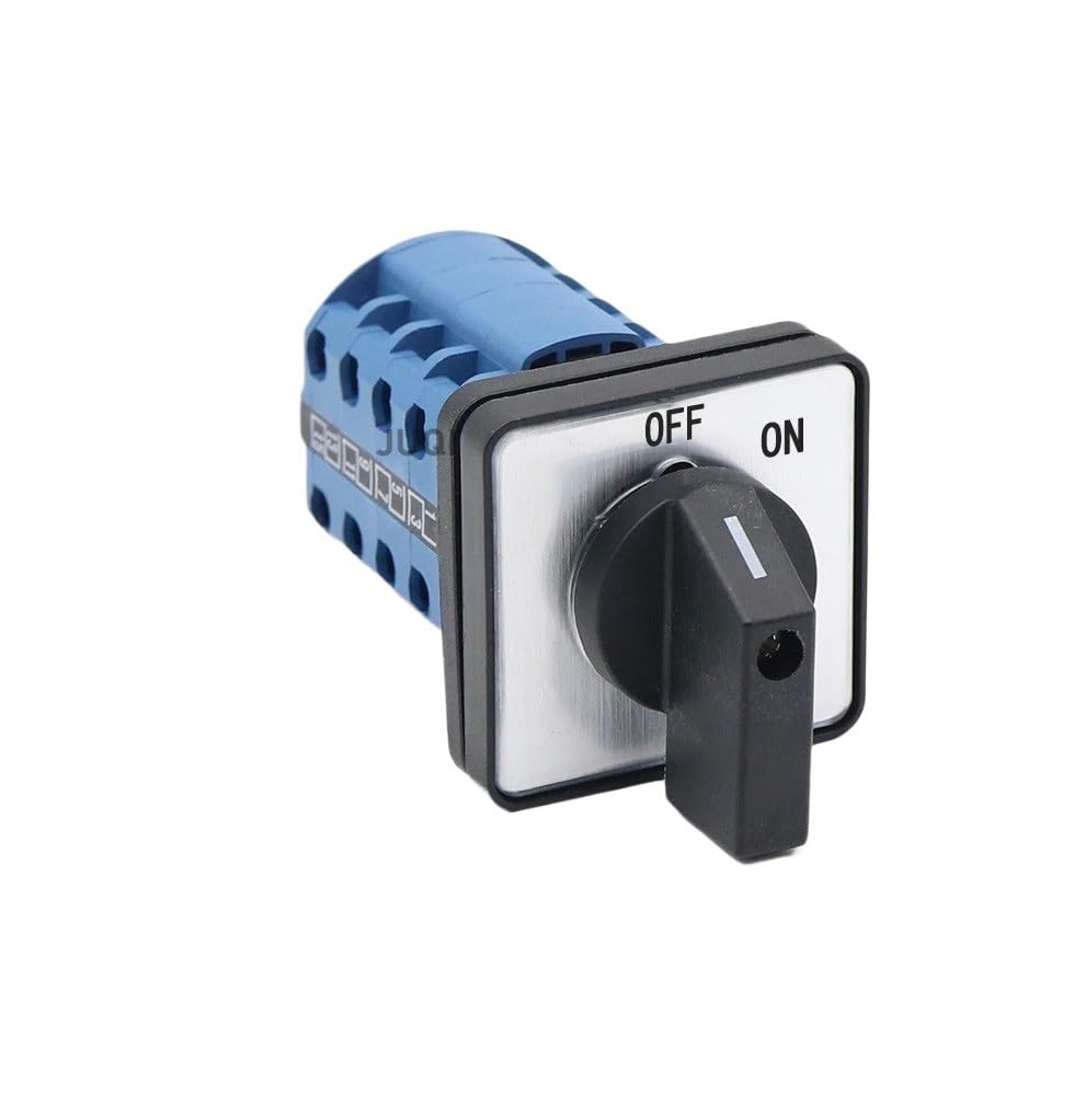 HYUJNAFZR LW26-20/4 Transfer Switch 4 Floors 0-1 2Positions 440V 20A Universal Rotary Selector On-Off Cam Changeover Switch(OFF-ON)