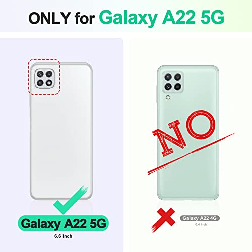 TUCCH Custodia Galaxy A22 5G, Cover Galaxy A22s