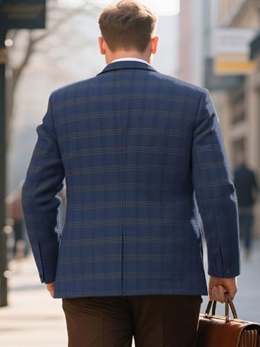 Men's Blazer Herringbone Tweed Blazer Suit Jacket3