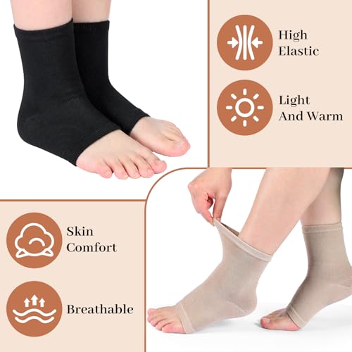 16 Pairs Cotton Toeless Socks Pedicure Socks Flip Flop Open Toe Socks Toeless Yoga Socks for Women Men3