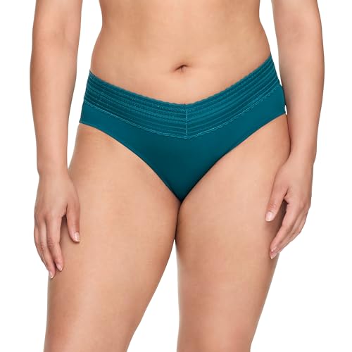 Image of Warner's Women's No Pinching No Problems Dig-free Comfort Waist With Lace Microfiber Hipster 5609j, Retired Colors