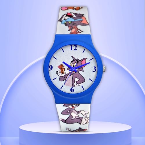 Image of Acnos Character Kid's Happy Colorful Water-Resistant Durable Watch for Boys Kids Boy with Fun Designs Adjustable Strap Positive Messages Watch for Kids