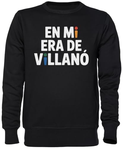 Jersey Unisexe Noir en Mi Era De Villano Idéal pour vos Sorties