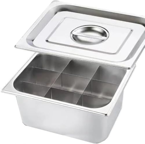 Juxkov、四角ステンレスおでん鍋、IH 対応、ガス対応、仕切り付き、蓋付き、両手鍋、業務用、家庭用、中華火鍋対応、関東煮対応、しゃぶしゃぶ対応、調理鍋