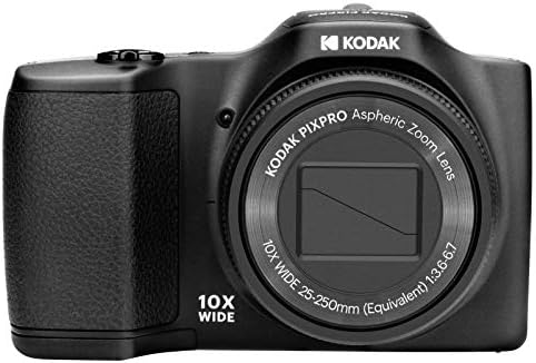 KODAK PIXPRO FZ102 Compact camera 16.15MP 1/2.3" CCD 4608 x 3456pixels Black PIXPRO FZ102, 16.15 MP, 4608 x 3456 pixels, CCD, 10x, HD, Black