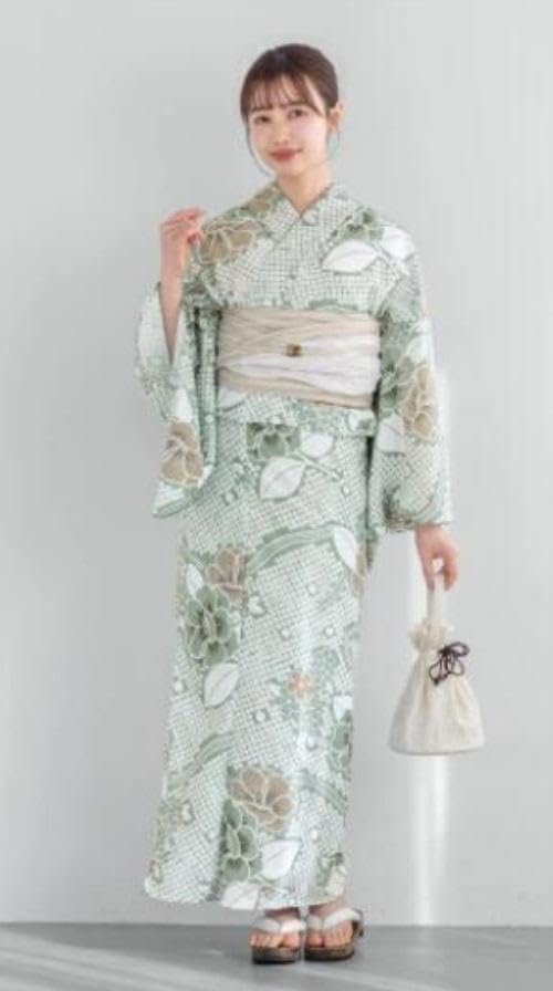 5-283 夏帯 夏物 名古屋帯 八寸 美品 正絹 着物 松葉仕立て紗