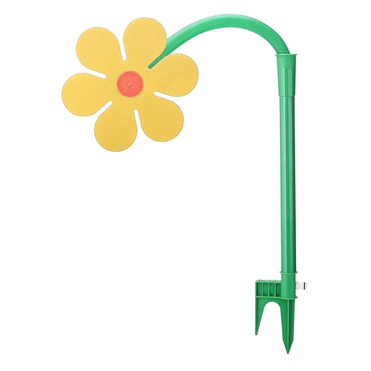 Namvo Arroseur Crazy Daisy, arroseur de marguerite dansante, arroseur drôle en forme de fleur, piquet d'arrosage de fleur dansante, pulvérisateur à rotation à 360° pour jouer/arroser