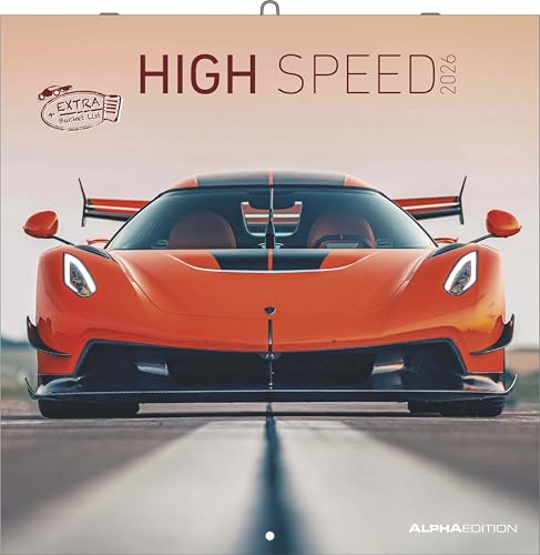 High Speed 2026 - Broschürenkalender 30x30 cm (30x60 geöffnet) - Kalender mit Platz für Notizen - Bildkalender - Wandplaner - Technikkalender High Speed 2026 - Broschürenkalender 30x30 cm (30x60 geöffnet) - Kalender mit Platz für Notizen - Bildkalender - Wandplaner - Technikkalender