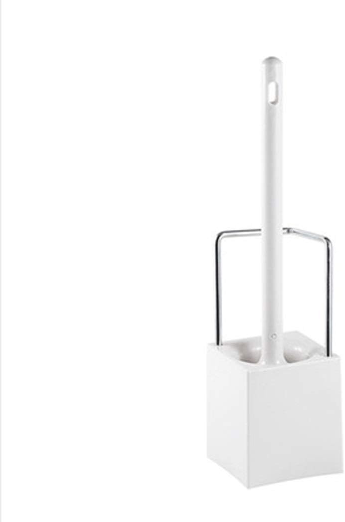 Toilet Brush Household Round-Head Long-Handle Brush with Cleaning Base