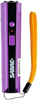 SABRE Concealable Stun Gun & LED Flashlight—Delivers 0.845 Pain Inducing microCoulombs & 100