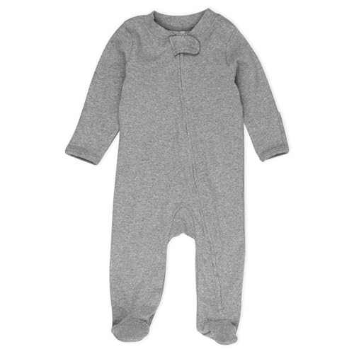 Image of HonestBaby Baby 2-Pack Organic Cotton Footed Pajama Sleep & Play