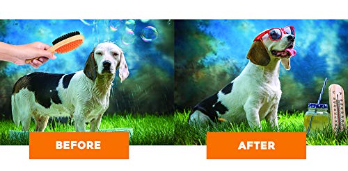 crbn Short Hair Dog Brush - Pet Brushing Comb for Short Hair Coats – Detangling and Shedding Coat Hair Remover - Thumbnail 3