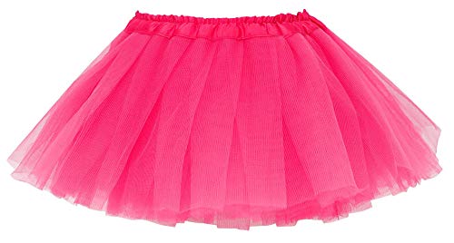 Simplicity Tutus for Girls Tutu for Toddler Girls Tulle Skirt for Girls Dance Dress Up Pink Tutu Rose Tutu Skirts for Girls, 2-8 Years
