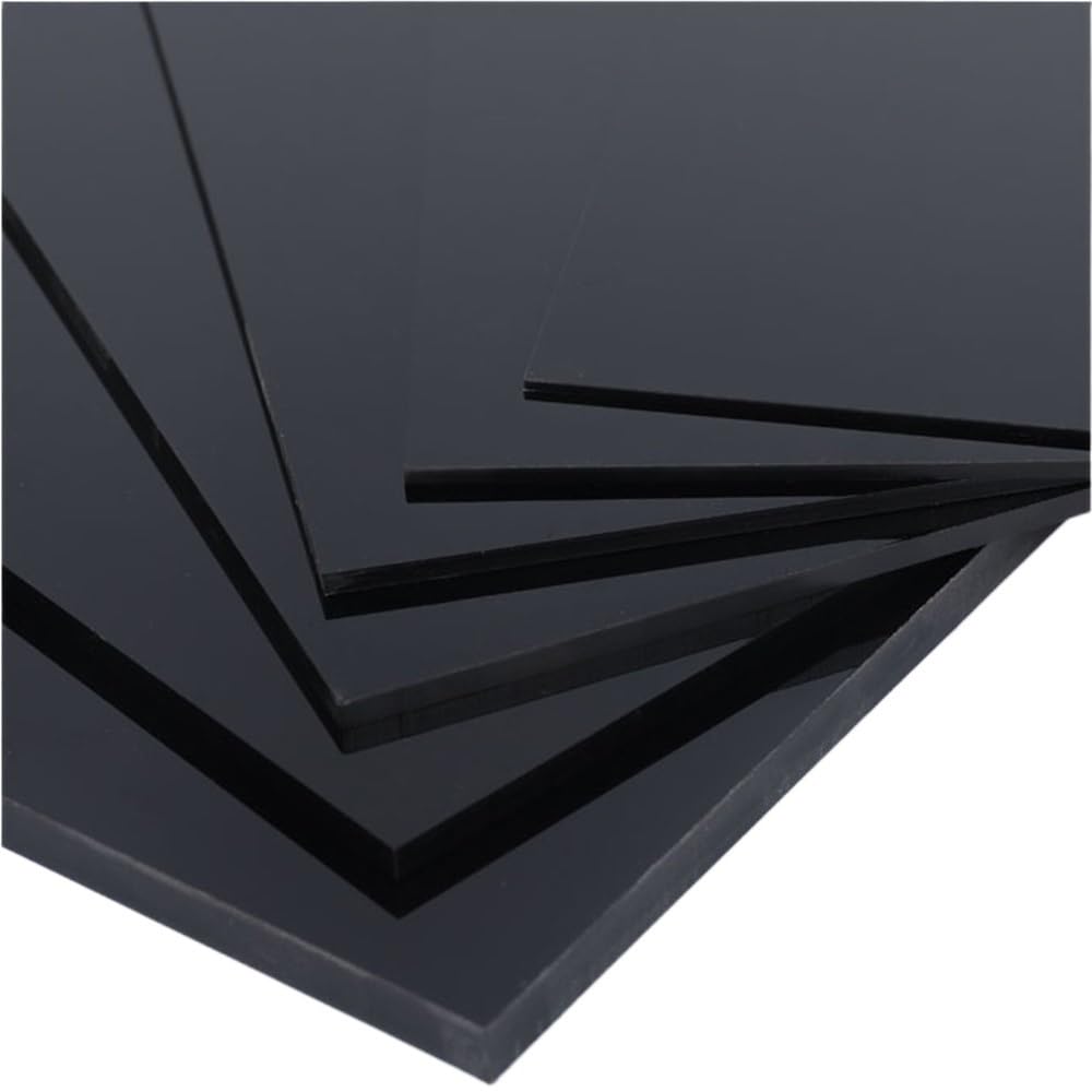 Feuille de Fibre de Verre pour Panneau époxy, Panneau de Fibre de Verre G10 FR4 Noir 250 mm x 200 mm x 0,2-0,5 mm(250X200X0.4MM)