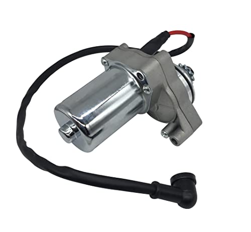 Image of 3 Bolt Starter Motor with Line for 50cc 70 cc 90cc 100 cc 110cc 125 cc Dirt Bikes Go Karts ATV Pit Bike Dune Buggy Sandrail Quad 4 Wheelers SSR Roketa Taotao Coolster Jonway SunL