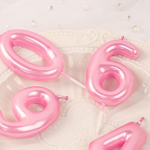 Uvtqssp Pink Number 3 Candle Shining Birthday Candles Cake Topper Decoration For Kids 3St Birthday Party Adults Anniversary Milestone Age (Pink Number 3) #TOP3