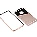iPhone 6 Case,Roybens Luxury 2 in 1 [Air Aluminum Bumper + Acrylic Back Plate] Back Mirror Anti-Scratch Case Cover for Apple iPhone 6/6S - Rose Gold