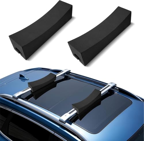 Hominas Barres de Toit Universelles pour Voiture, 1 Paire Porte Bagages de Voiture Universelles...