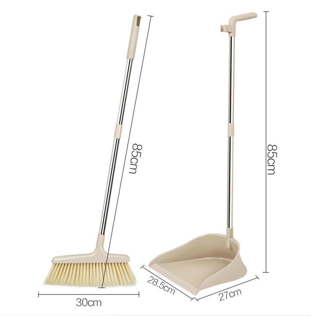 Leichte Haushalts Besen Kehrschaufel Set Doppel Abschnitt Pole Kunststoff Sweep