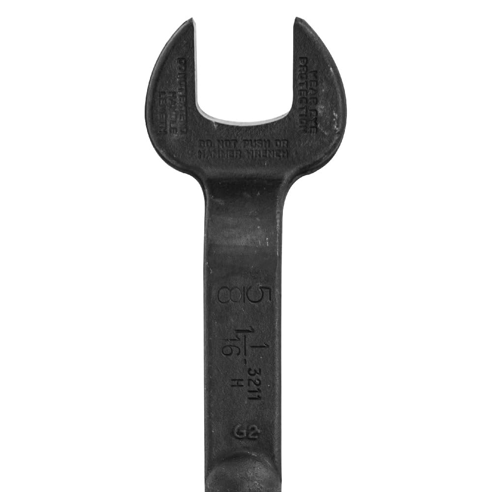 Klein Tools 3211 Clé à molette, ouverture nominale de 3,8 cm, boulon de 5/8" pour écrou lourd américain