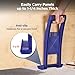 WORKPRO Drywall Carrier, 2 Pack Plywood Carrier Tool with 176 lbs Load Capacity, Heavy Duty Lift and Carry Panel Mover Tool, Easy to Carry Drywall, Plywood, Glass Boards, Plasterboard