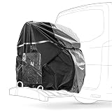 Nordrive N60058 Telo Copribici per Portabici da Gancio Traino, 3 Biciclette, Anti Pioggia e UV Resistente