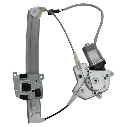 Image of TRQ Rear Right Power Window Regulator & Motor Assembly Passenger Side Compatible with 2001-2006 Mazda Tribute