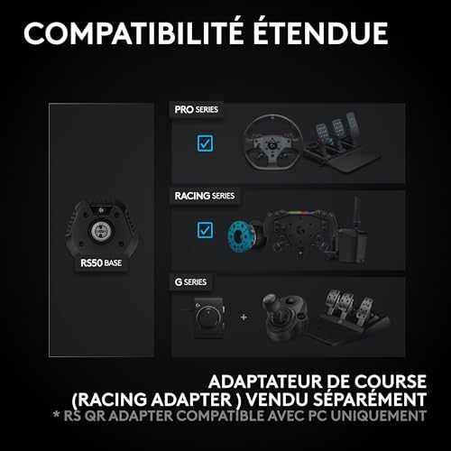 Configuration de simulation de course Logitech G Premium RS50 System pour Xbox et PC - vue 8