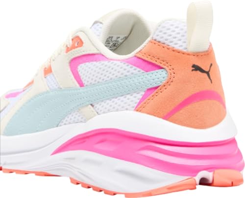 PUMA Womens Hypnotic Elevate Lace Up Sneakers Shoes Casual - White2